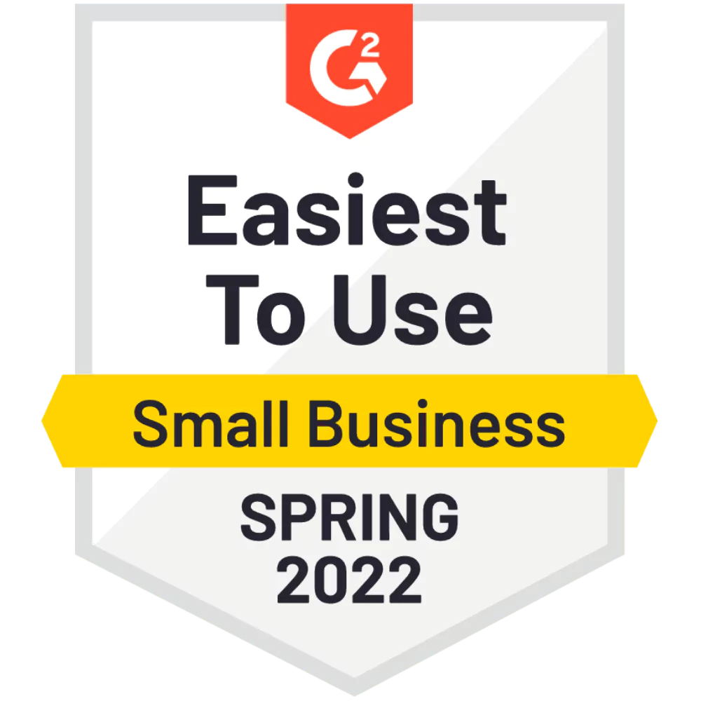 G2 Easiest to use - Small business - Spring 2022 - CINCEL