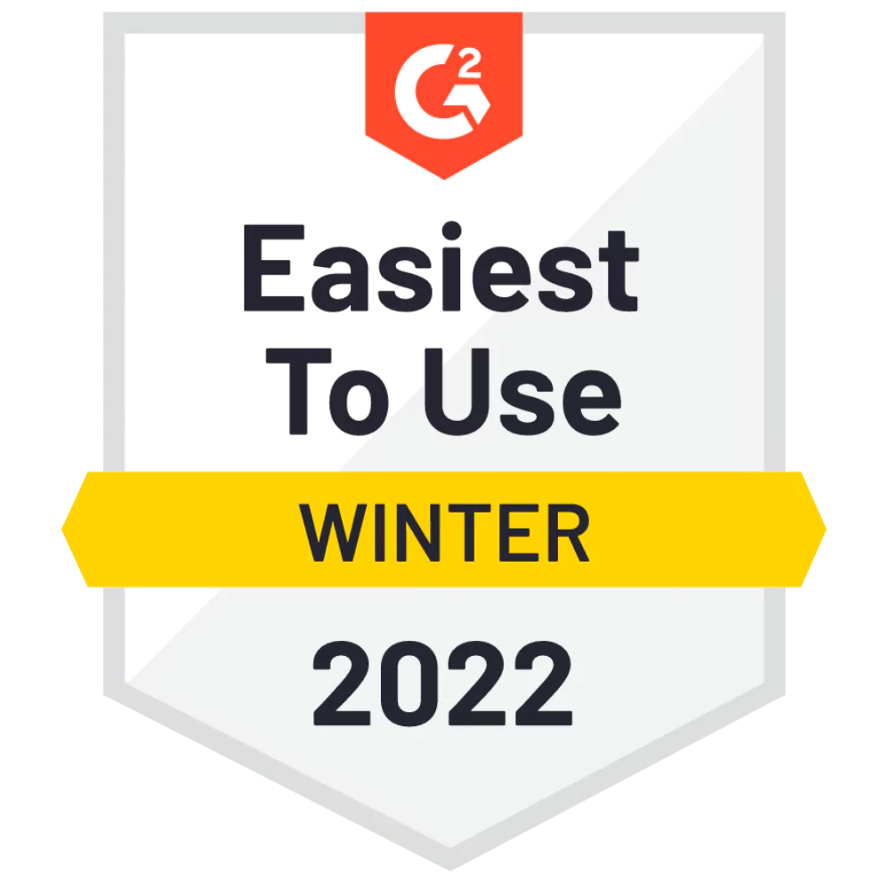 G2 Easiest to use - Winter 2022 - CINCEL