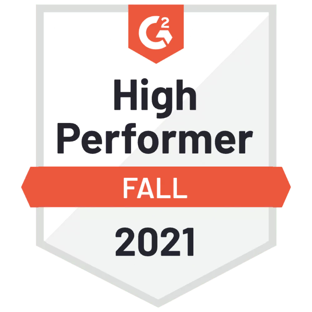 G2 High performer - Fall 2021 - CINCEL