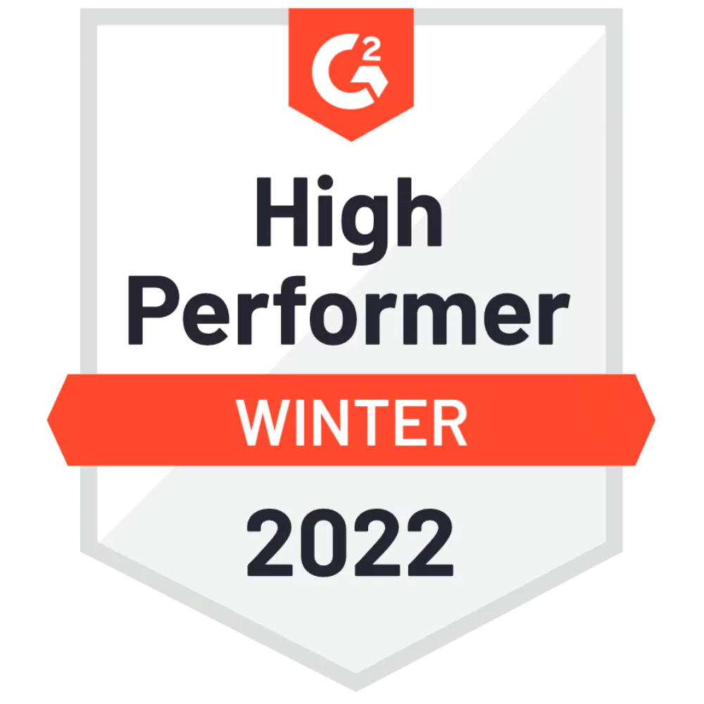 G2 High performer - Winter 2022 - CINCEL