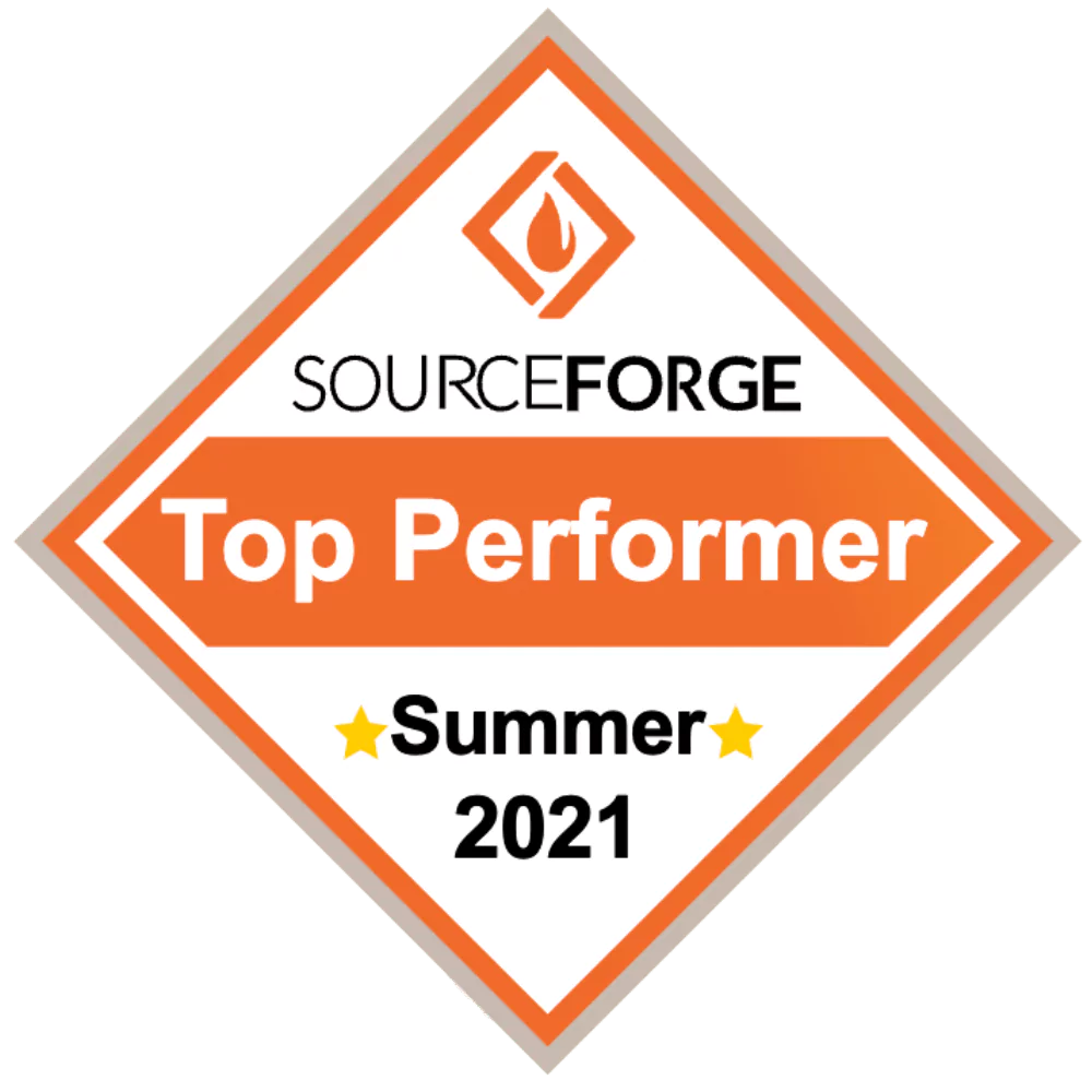 Sourceforge - Top performer - Summer 2021 - CINCEL